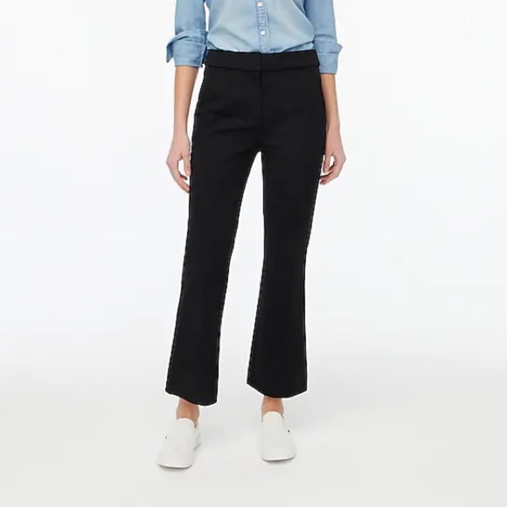 J.Crew Cotton Flare Pant - White